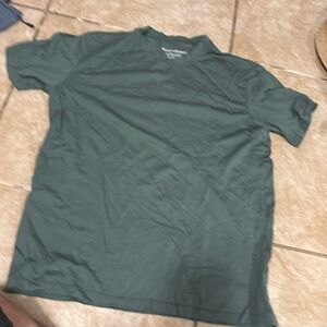 Wool & Prince Green Merino Wool T-Shirt